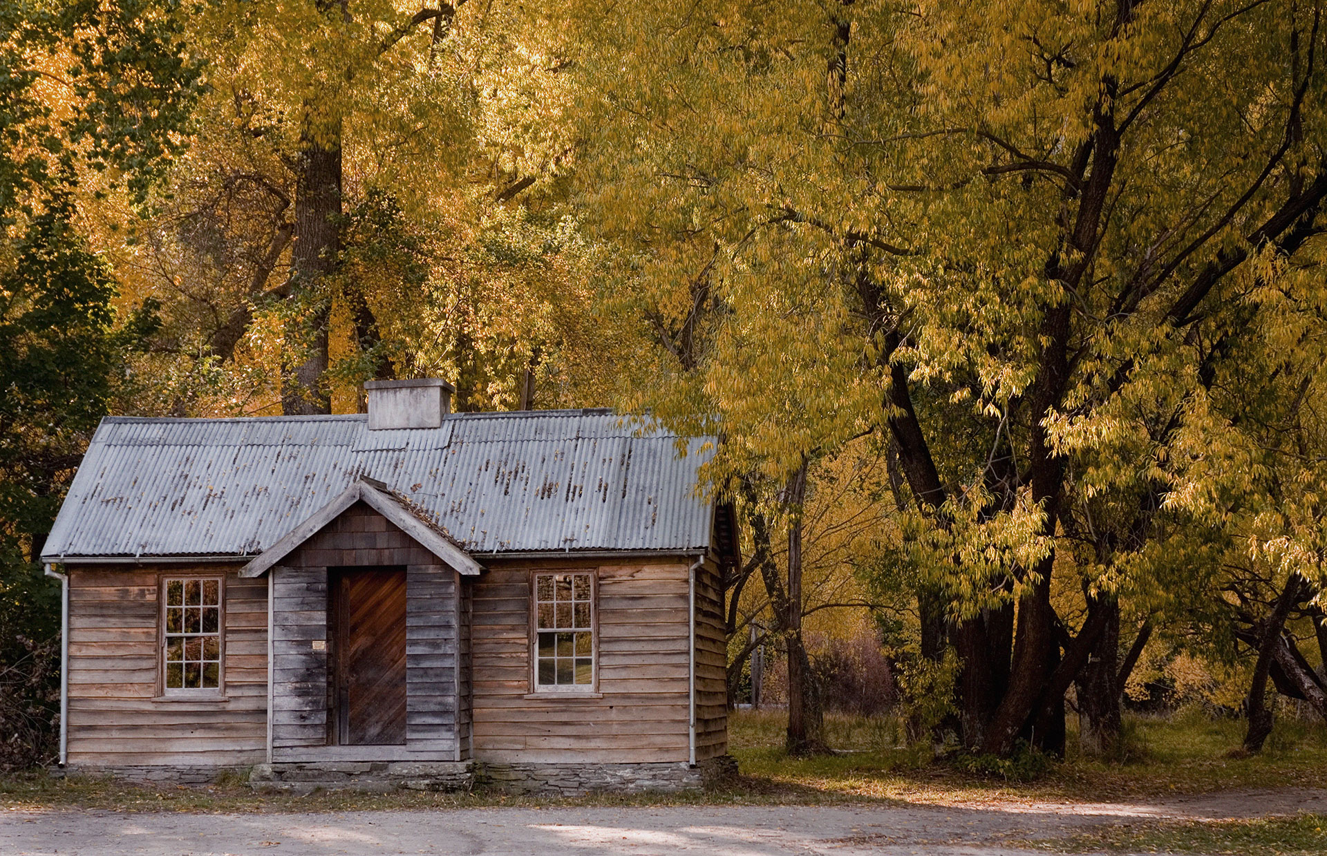 Arrowtown Police Hut Autumn