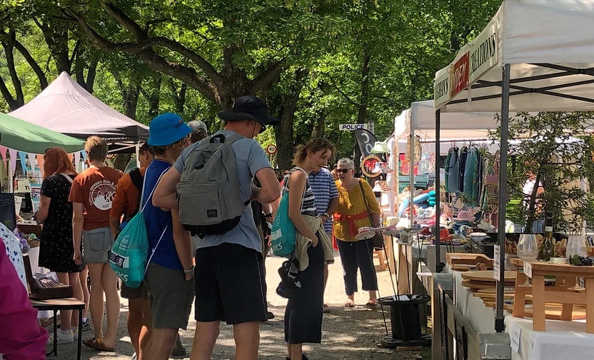 Market stalls - Arrowtown Market