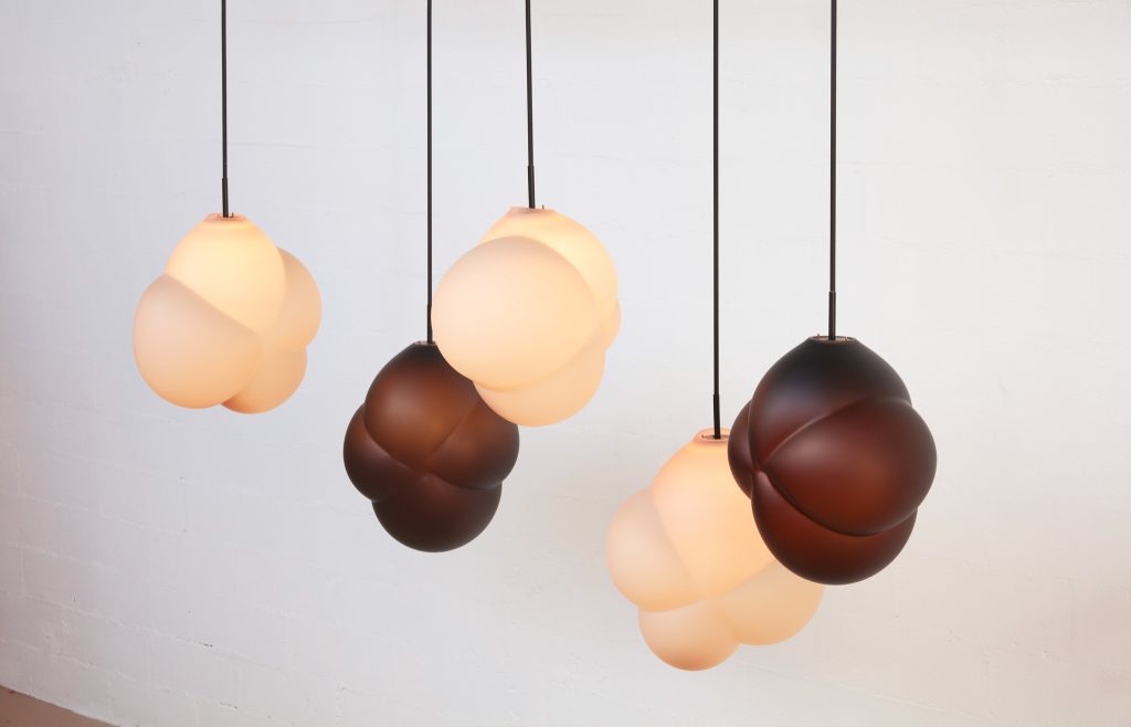 Cloud Pendant Java Satin Brown by JMW Studio - Bonham Gallery