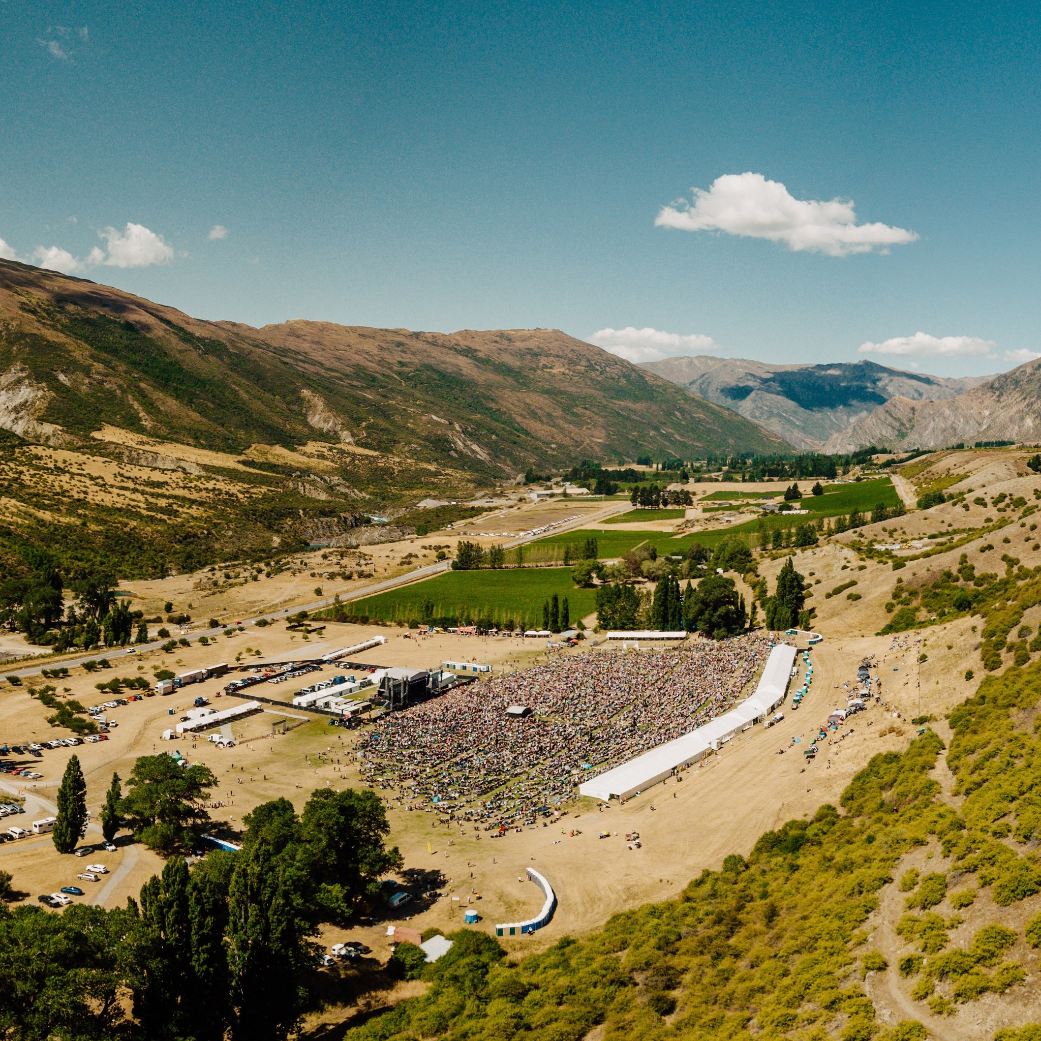 Greenstone Entertainment - Gibbston Valley concert views