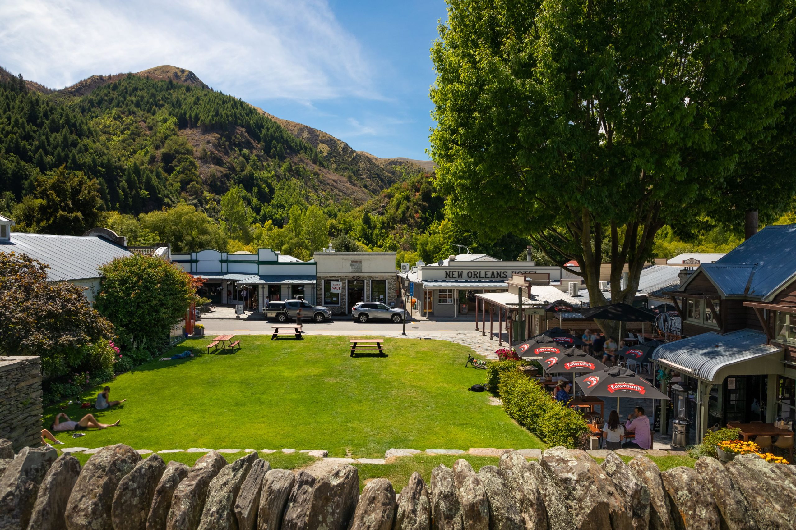 Buckingham Green, historic Arrowtown