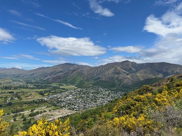 Tobins Track view of Arrowtown